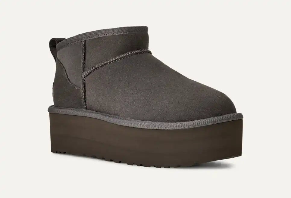 Damen Classic Ultra Mini Plateau-Boot Charcoal